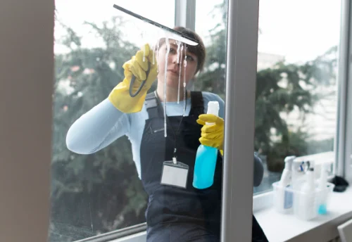 Nettoyage de vitres intérieures et extérieures à Saint-Clément-de-la-Place